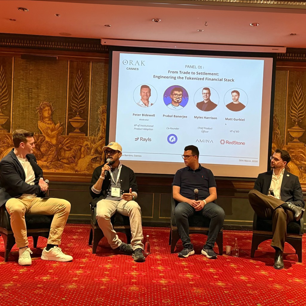 Prabal Banerjee on a panel at ORAK Cannes